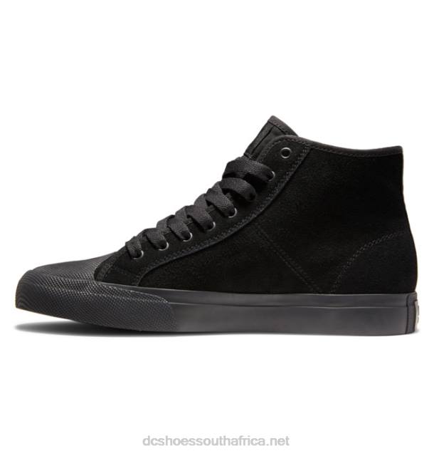 Black/Battleship PR2L202 DC Shoes Men's Manual Hi RT High Top Skate Shoes