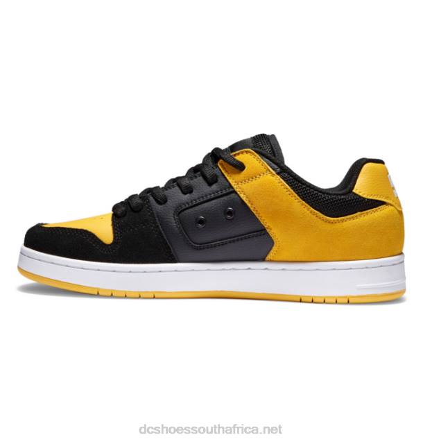 Black/Gold PR2L168 DC Shoes Men's Manteca 4 Skate Shoes