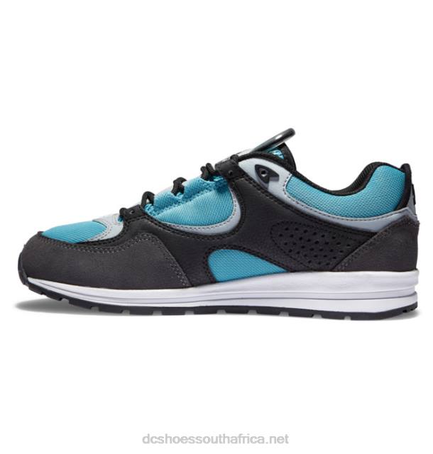 Black/Grey/Blue PR2L175 DC Shoes Men's Kalis Lite Skate Shoes