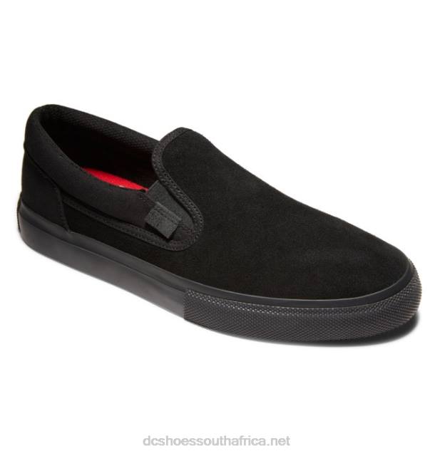 Black PR2L143 DC Shoes Men's Manual Slip On Skate Shoes