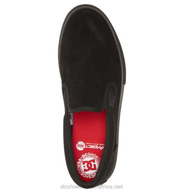 Black PR2L143 DC Shoes Men's Manual Slip On Skate Shoes
