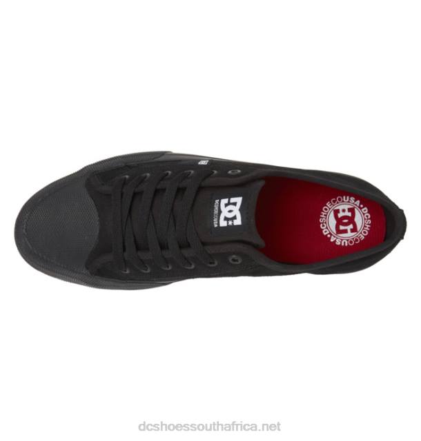 Black PR2L176 DC Shoes Men's Manual RT S Suede Skate Shoes
