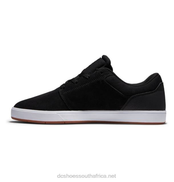 Black/White PR2L178 DC Shoes Men's Crisis 2 Skate Shoes
