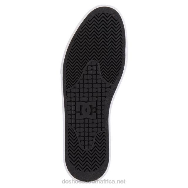 Black/White PR2L190 DC Shoes Men's Manual RT S Suede Skate Shoes