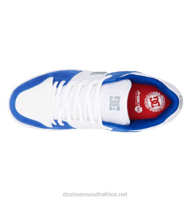 Blue/White PR2L235 DC Shoes Men's Manteca 4 Skate Shoes