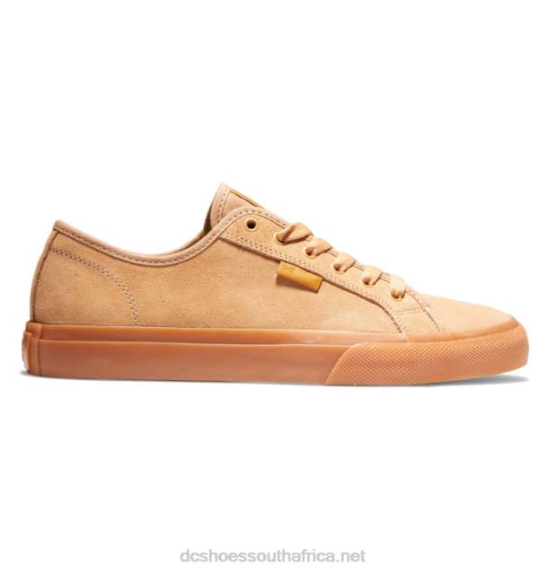 Brown/Gum PR2L340 DC Shoes Men's Manual Skate Shoes