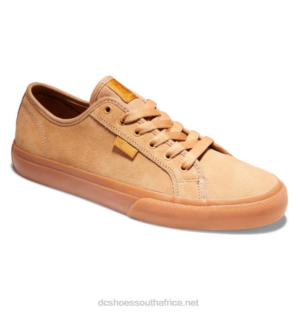 Brown/Gum PR2L340 DC Shoes Men's Manual Skate Shoes