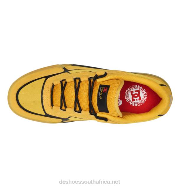 Gold/Black PR2L337 DC Shoes Men's DC Metric Skate Shoes