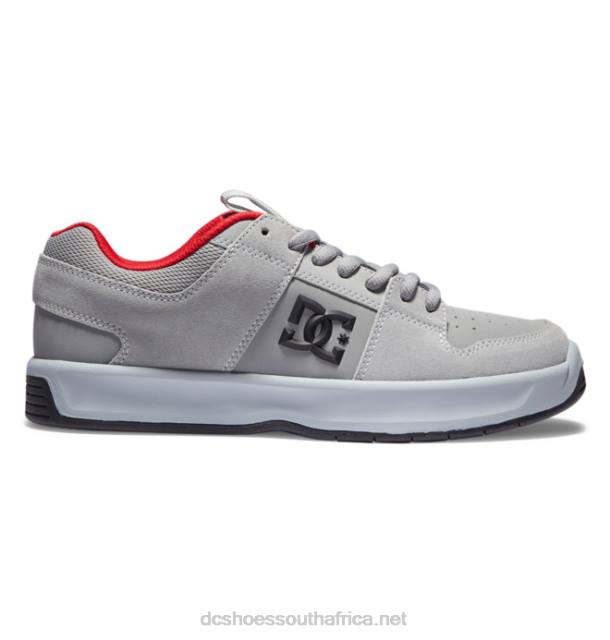 Grey/Red PR2L215 DC Shoes Men's Lynx Zero Skate Shoes