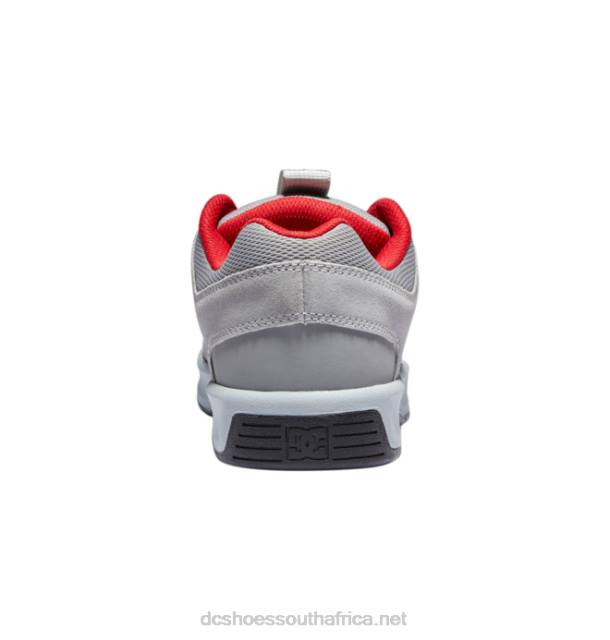 Grey/Red PR2L215 DC Shoes Men's Lynx Zero Skate Shoes