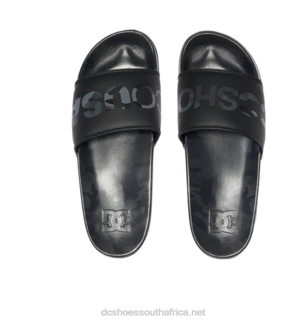Black/Camo PR2L357 DC Shoes Men's DC Slides