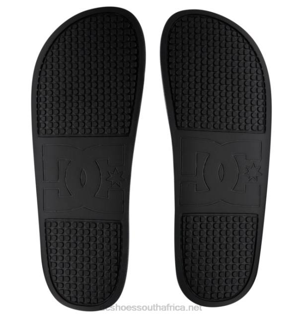 Black/Grey/Red PR2L192 DC Shoes Lynx Slide - Slider Sandals for Men