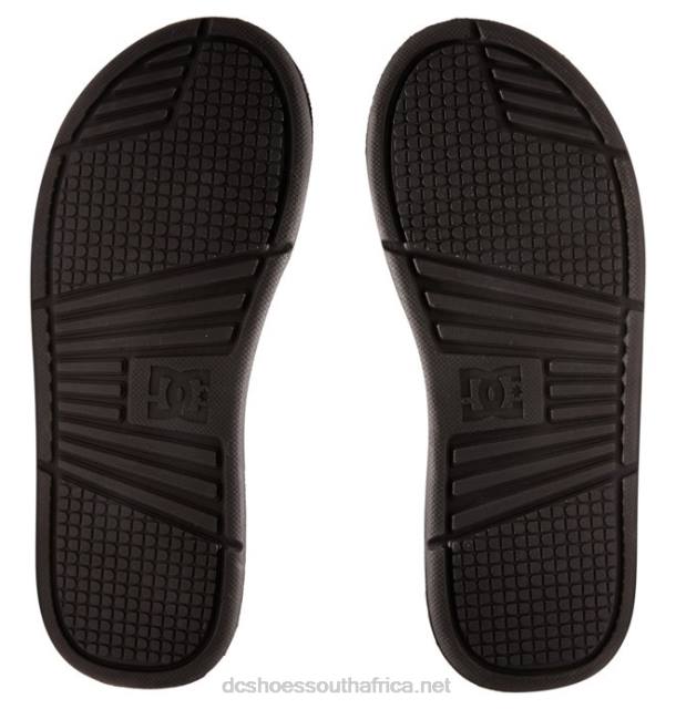 Black/Military Camo PR2L343 DC Shoes Men's Bolsa Slides