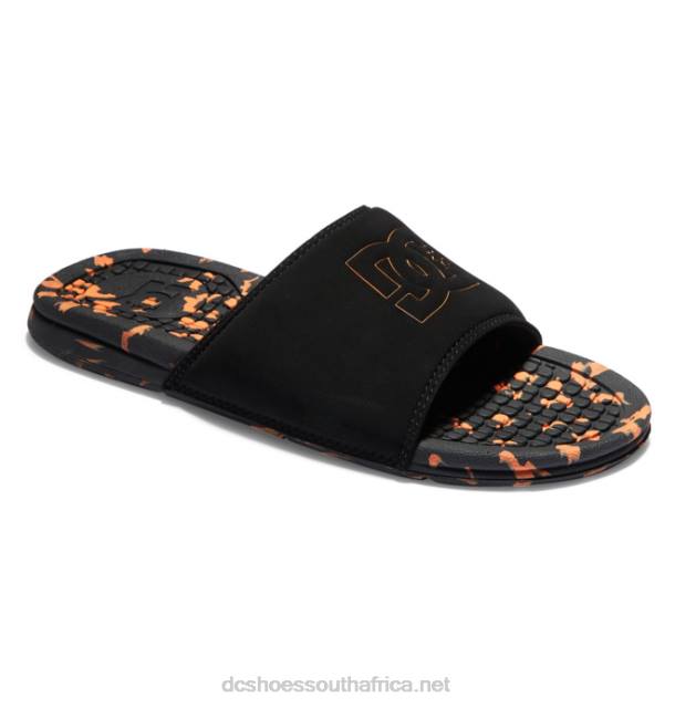 Black/Orange PR2L314 DC Shoes Bolsa - Sandals for Men