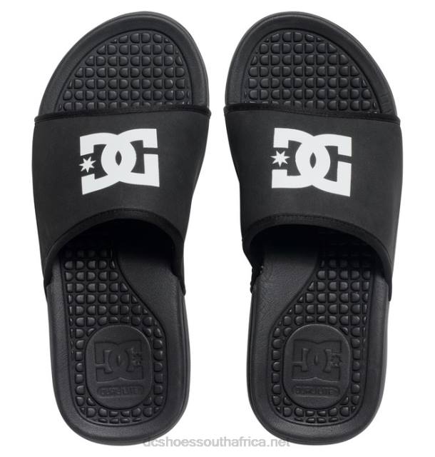 Black PR2L318 DC Shoes Men's Bolsa Slides
