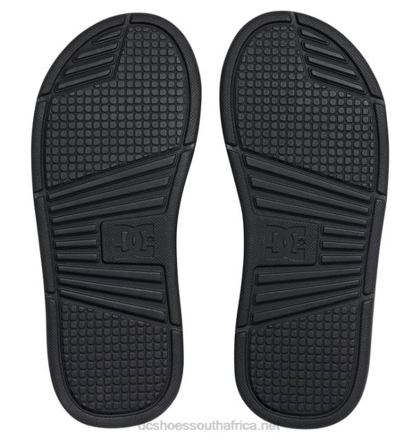 Black PR2L318 DC Shoes Men's Bolsa Slides
