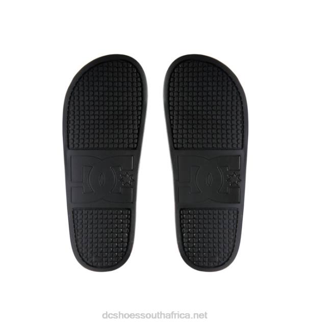 Black Print PR2L353 DC Shoes Men's Marvel Deadpool x DC Slides