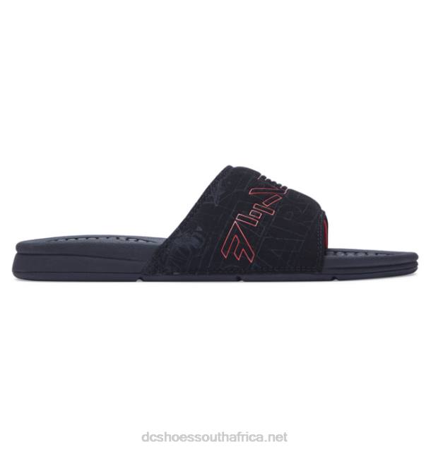 Black/Red PR2L388 DC Shoes Men's Star Wars DC Bolsa Basic Sandal