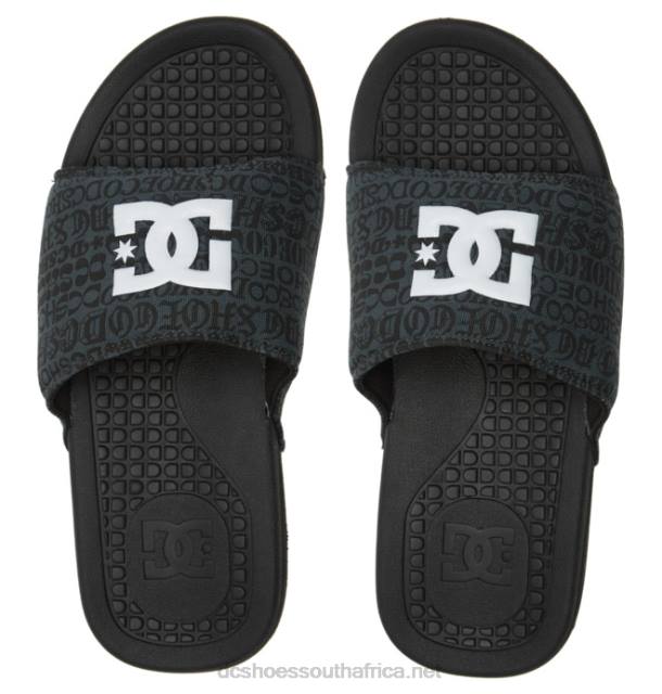 Black/White Print PR2L338 DC Shoes Bolsa - Sandals for Men