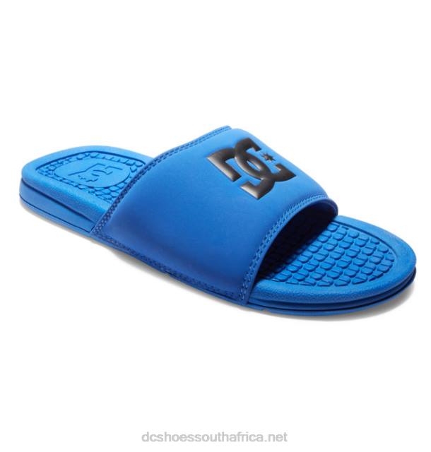 Blue/Black PR2L363 DC Shoes Men's Bolsa Slides