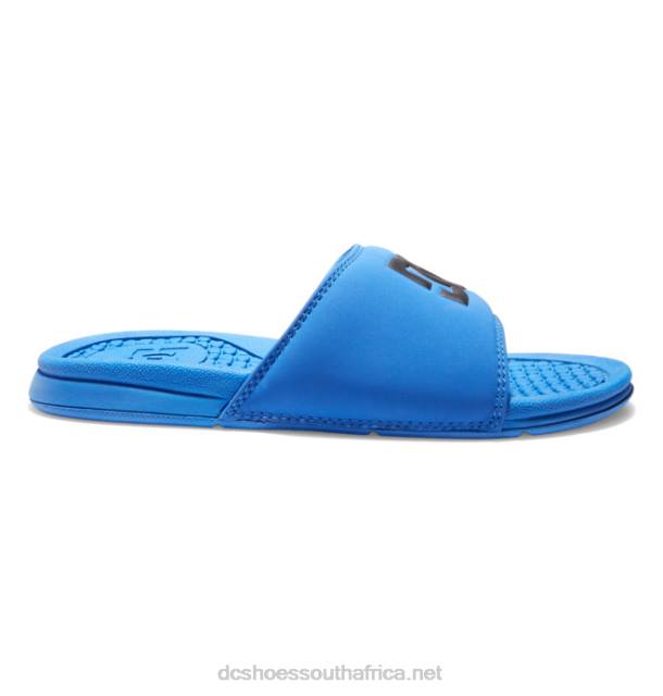 Blue/Black PR2L363 DC Shoes Men's Bolsa Slides