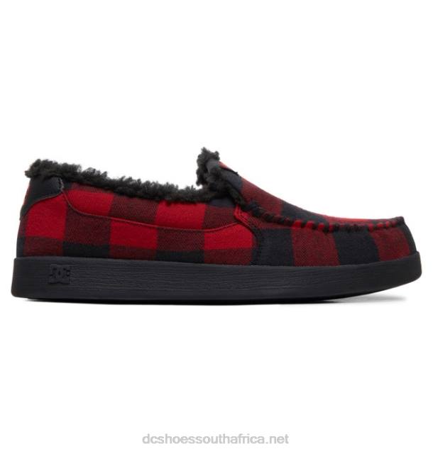 Black Buffalo Plaid PR2L301 DC Shoes Men's Villain Winterized Slip On Shoes