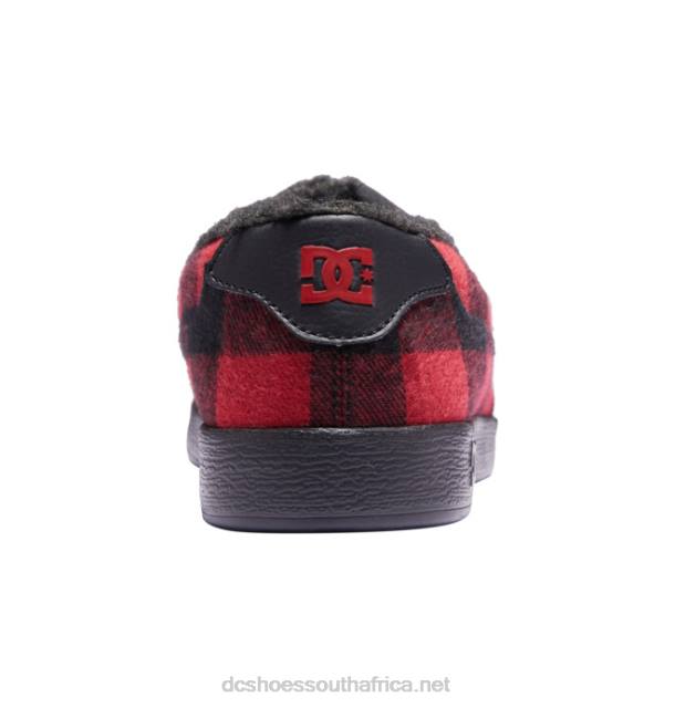 Black Buffalo Plaid PR2L301 DC Shoes Men's Villain Winterized Slip On Shoes