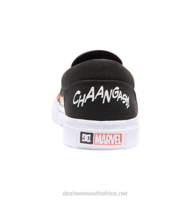 Black/White Print PR2L392 DC Shoes Men's Marvel Deadpool x DC Manual Slip-On Shoes