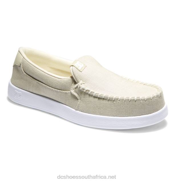Tan PR2L71 DC Shoes Men's Villain Slip-On Shoes
