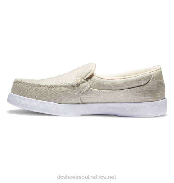 Tan PR2L71 DC Shoes Men's Villain Slip-On Shoes