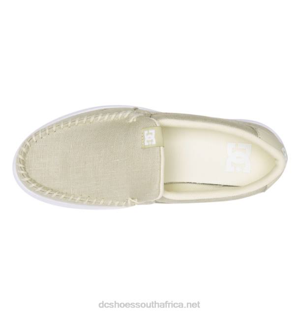 Tan PR2L71 DC Shoes Men's Villain Slip-On Shoes