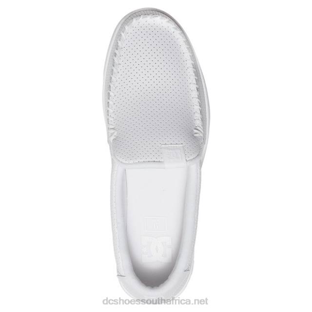 White PR2L255 DC Shoes Villain 2 - Slip-On Shoes for Men