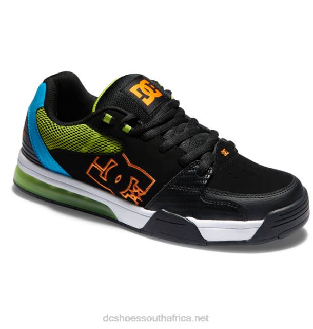 Black/Blue/Green PR2L61 DC Shoes Men's Versatile Shoes