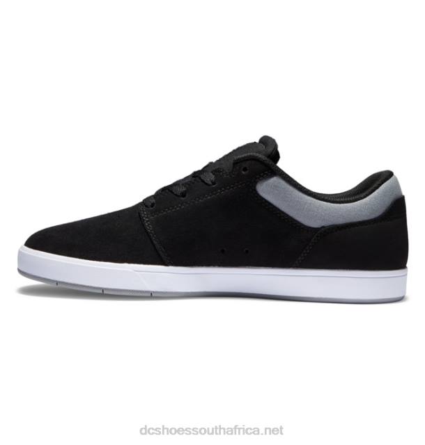 Black/Grey PR2L81 DC Shoes Crisis 2 - Shoes for Men