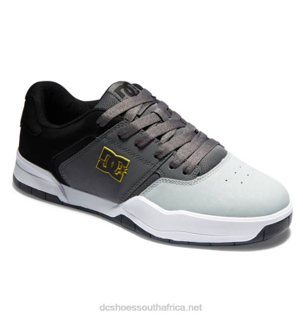 Black/Grey/Yellow PR2L196 DC Shoes Men's Central Shoes