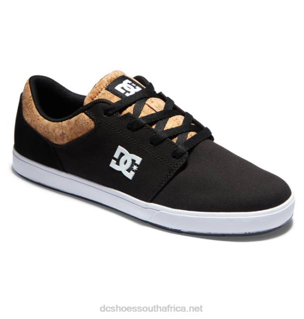 Black/Tan PR2L198 DC Shoes Crisis 2 - Shoes for Men
