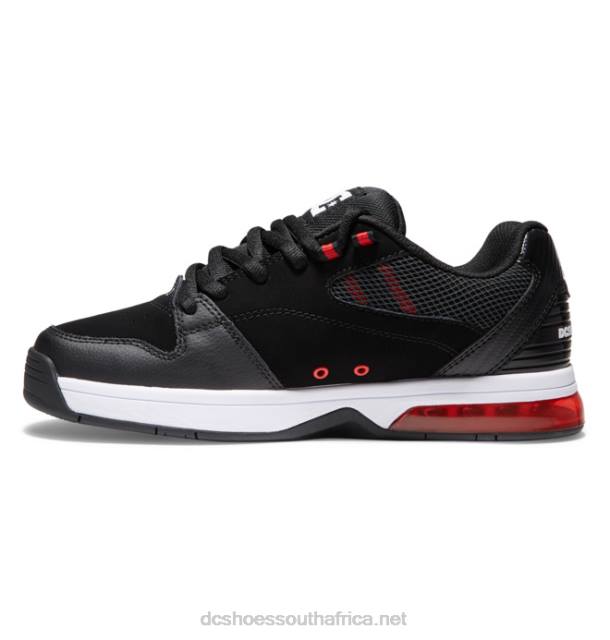 Black/White/Athletic Red PR2L311 DC Shoes Men's Versatile Shoes