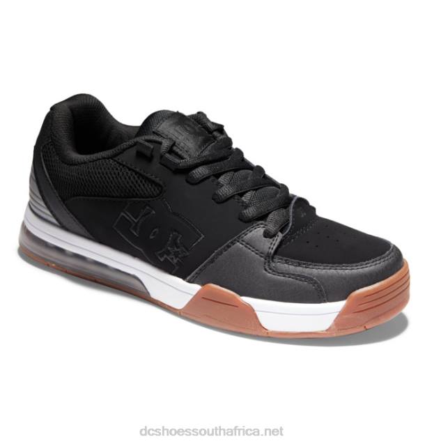 Black/White/Gum PR2L354 DC Shoes Men's Versatile Shoes