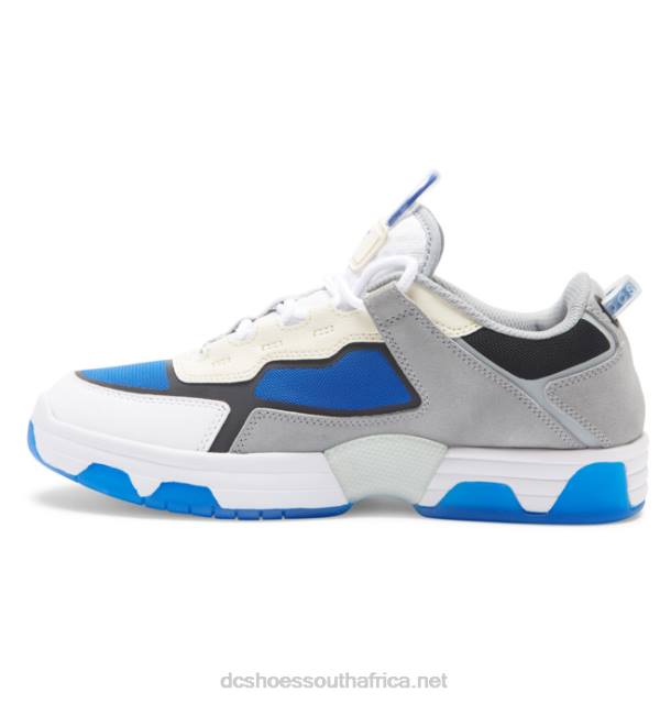 Grey/White/Blue PR2L16 DC Shoes Men's Metric Shanahan Shoes