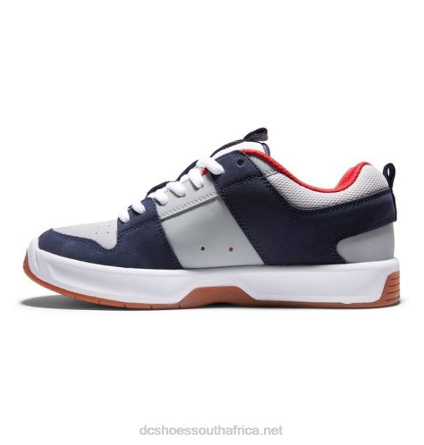 Navy/Grey PR2L355 DC Shoes Men's Lynx Zero Skate Jahmir Brown Shoes