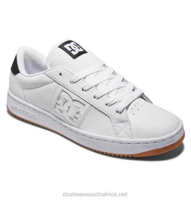White/Black/Gum PR2L153 DC Shoes Men's Striker Shoes