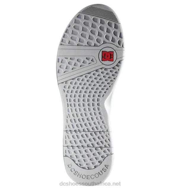 White/Grey/Red PR2L383 DC Shoes Men's Versatile Shoes