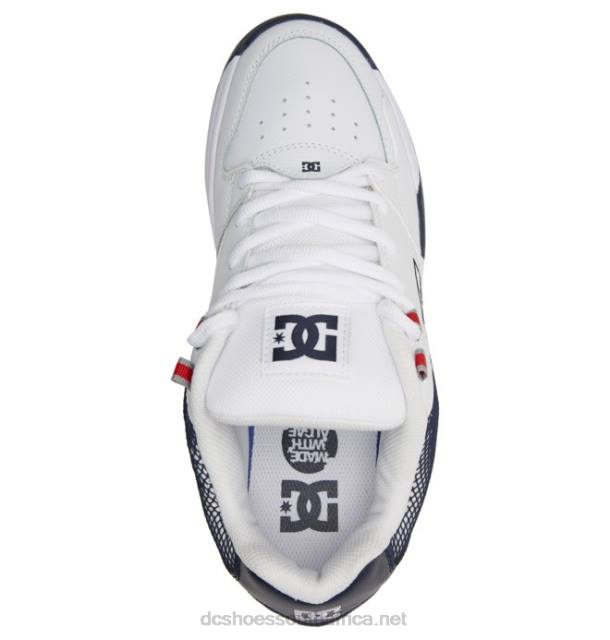 White/Red/Blue PR2L312 DC Shoes Men's Versatile Shoes