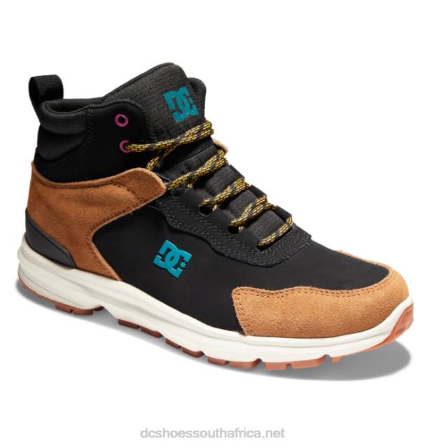 Black/Brown/Green PR2L65 DC Shoes Men's Mutiny Water-Resistant Winter Boots