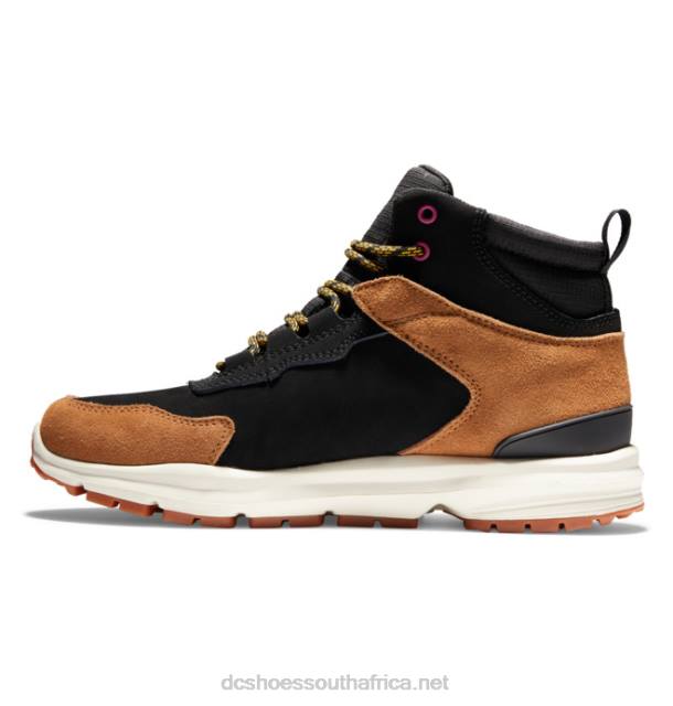 Black/Brown/Green PR2L65 DC Shoes Men's Mutiny Water-Resistant Winter Boots