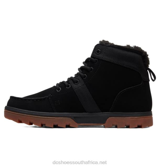 Black/Gum PR2L225 DC Shoes Men's Woodland Winter Boots