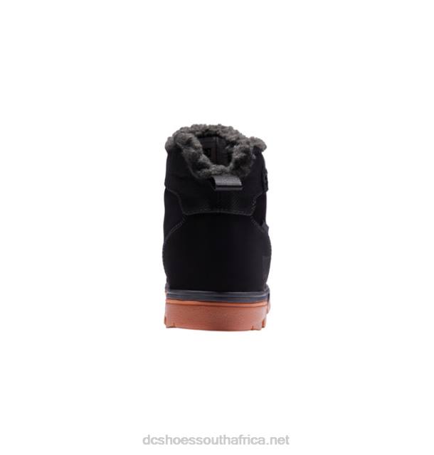 Black/Gum PR2L225 DC Shoes Men's Woodland Winter Boots