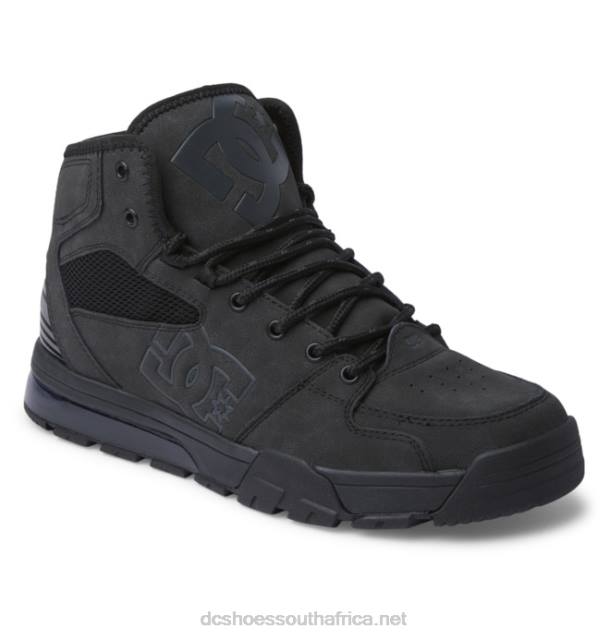 Black PR2L231 DC Shoes Men's Versatile HI High-Top Water-Resistant Winter Boots