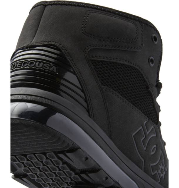 Black PR2L231 DC Shoes Men's Versatile HI High-Top Water-Resistant Winter Boots