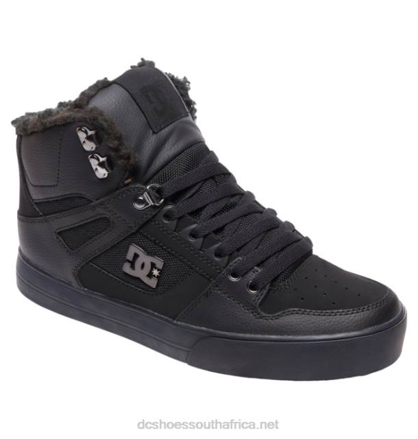 Black PR2L304 DC Shoes Men's Pure High-Top Winter Shoes